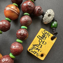 Antique Bodhi Seeds Hand Mala with Antique Tibetan Charms