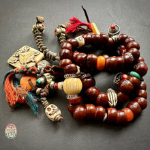 Masterpiece- Genuine Antique Bodhi Seeds Tibetan Hand Mala