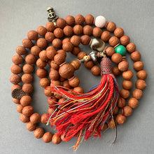 On Sale - Bodhi Seeds Tibetan Mala with Turquoise and Dzi