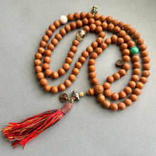 On Sale - Bodhi Seeds Tibetan Mala with Turquoise and Dzi