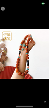 NanHong Icy-Float Agate and Nephrite  Jade Mala Necklace