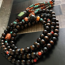 Tibetan Coral Mala Necklace