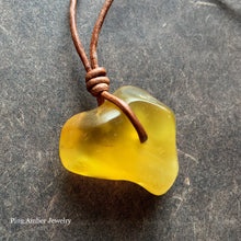 Baltic Amber Surfers Necklace - Half Moon