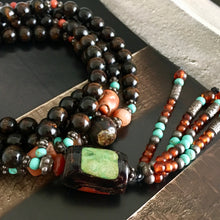Tibetan Coral Mala Necklace