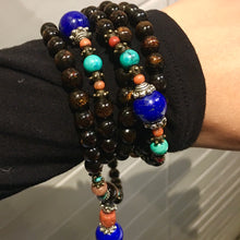 Tibetan Coral Mala Necklace