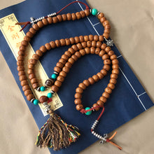 Bodhi Seeds Tibetan Mala with Turquoise and Dzi