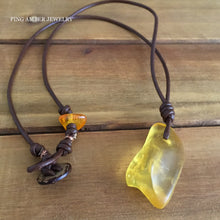 Baltic Amber Surfers Necklace - Aqua