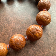 16mm Bodhi Seeds Hand Mala with Ancient Pumtek Dzi Bead