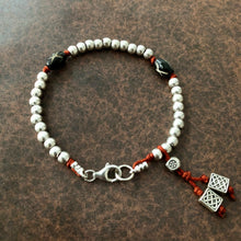 Genuine Tibetan Red Coral and Dzi Bracelet/Necklace