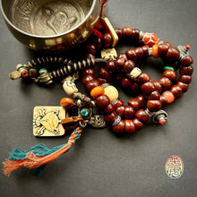 Masterpiece- Genuine Antique Bodhi Seeds Tibetan Hand Mala