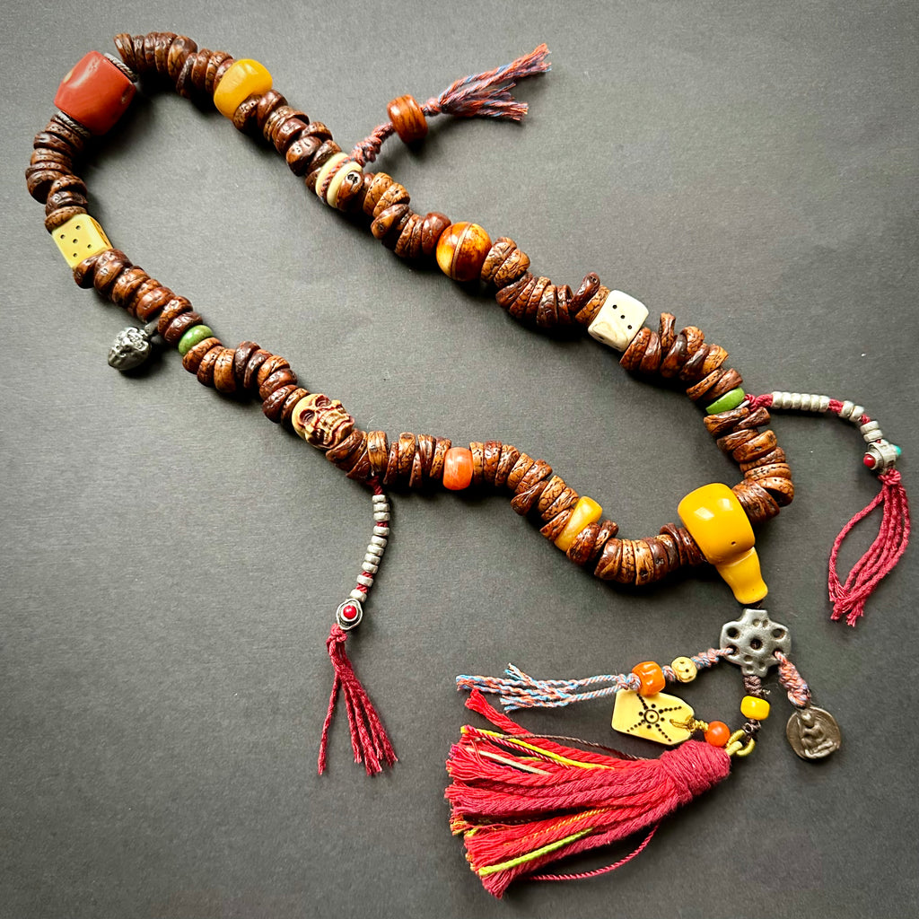 Genuine Antique Bodhi Seeds Tibetan Hand Mala – Ping Amber Jewelry