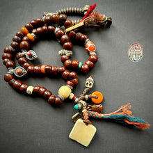 Masterpiece- Genuine Antique Bodhi Seeds Tibetan Hand Mala