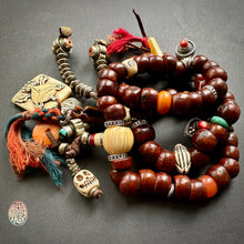 Masterpiece- Genuine Antique Bodhi Seeds Tibetan Hand Mala