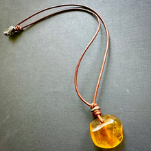 Baltic Amber Surfers Necklace - Wave