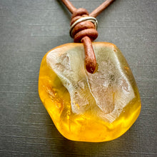 Baltic Amber Surfers Necklace - Wave