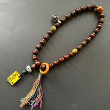 Antique Bodhi Seeds Hand Mala with Antique Tibetan Charms