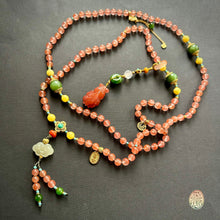 NanHong Icy-Float Agate Mala Necklace