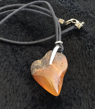 Raw Amber Balance Pendant Necklace for Men